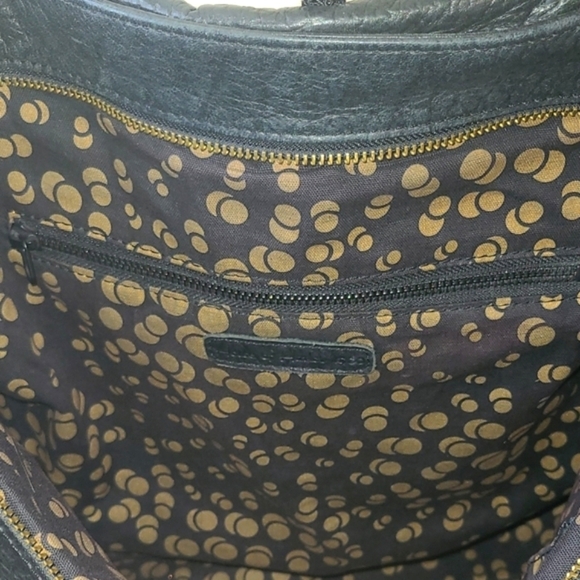 House of Harlow 1960 Black Leather Studded Tote - Picture 2 of 8